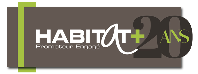 Logo Habitat + 20ans